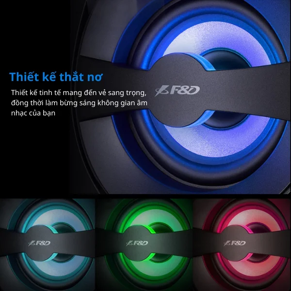 Loa máy tính Bluetooth Fenda F380X/2.1, có điều khiển