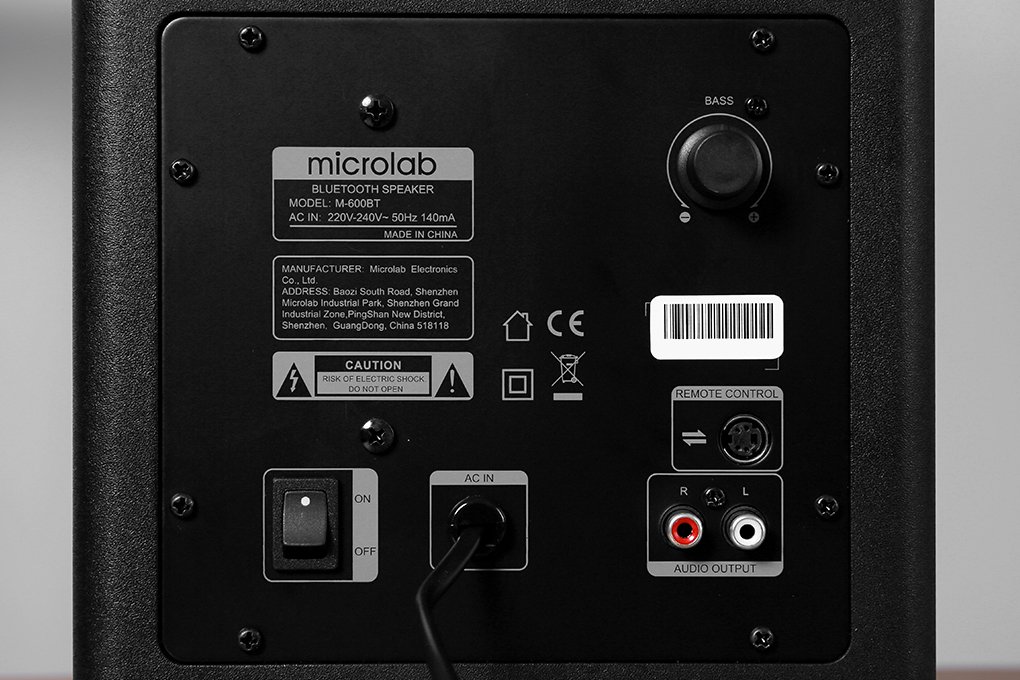 Loa máy tính Bluetooth Microlab M600BT/2.1 (Màu đen)