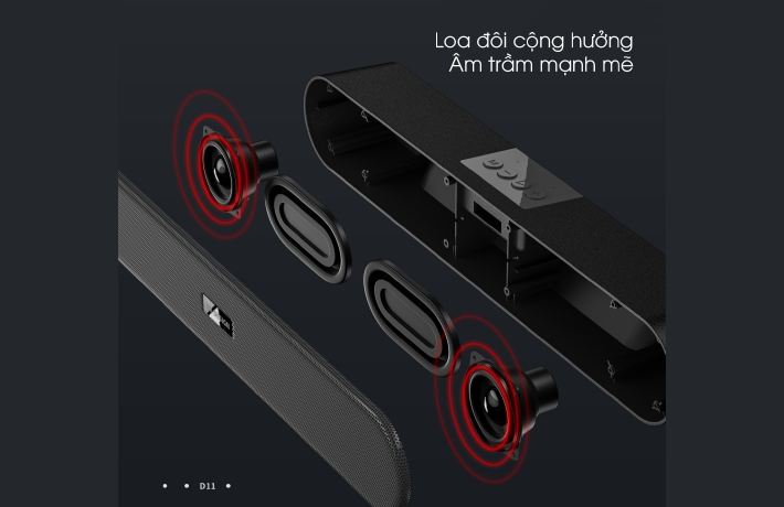 Loa soundbar bluetooth WK D11