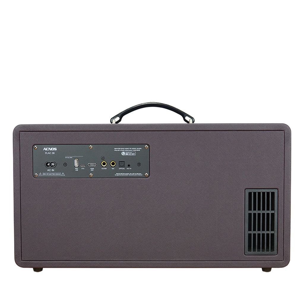 Loa xách tay Acnos Flac 36 1.000w (2 mic)