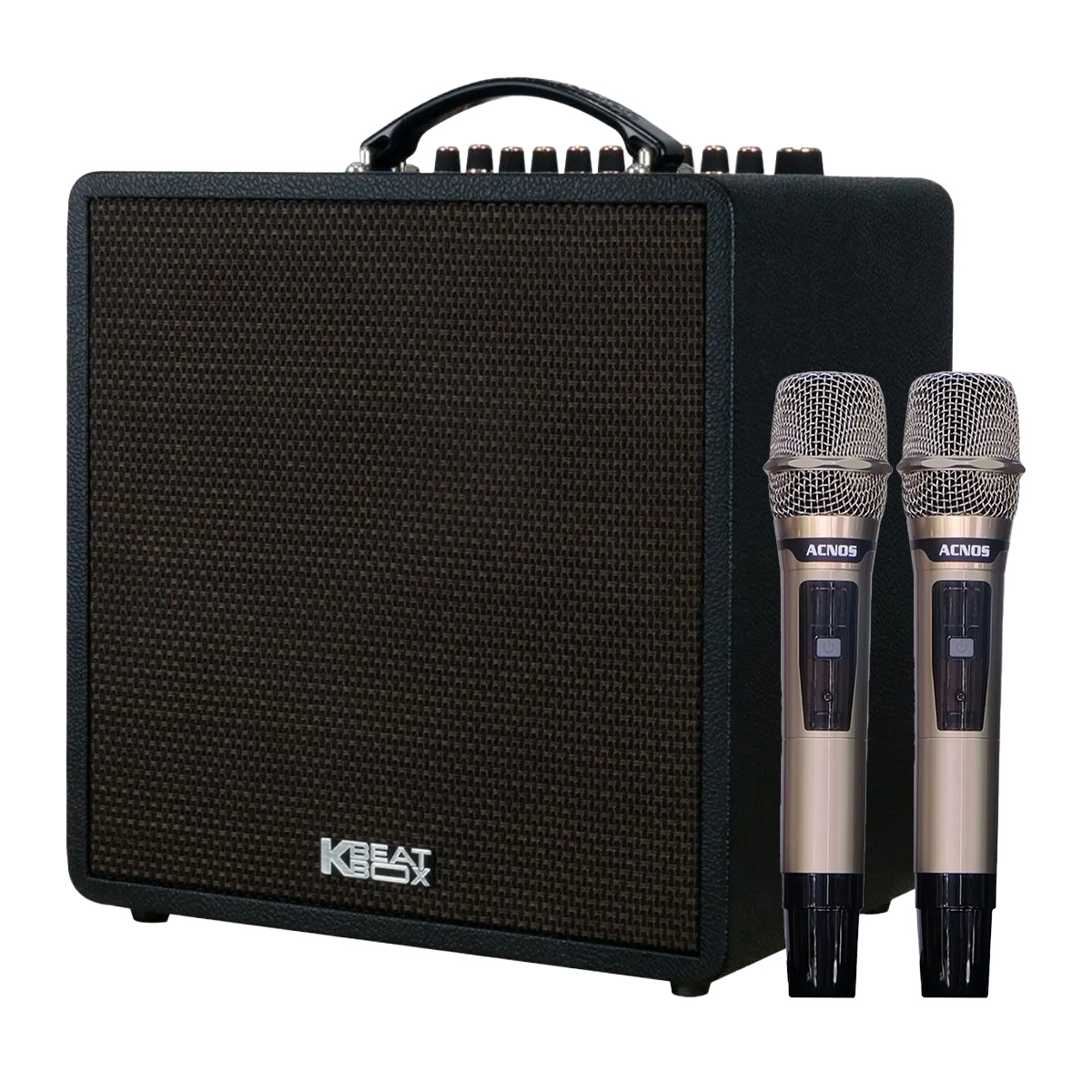 Loa xách tay Acnos Quad 64 600w (2 mic)