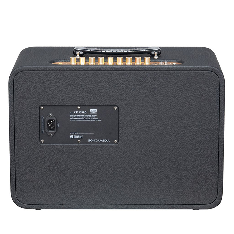 Loa xách tay SONCAMEDIA CS250PRO 400W Bass25 (2mic)