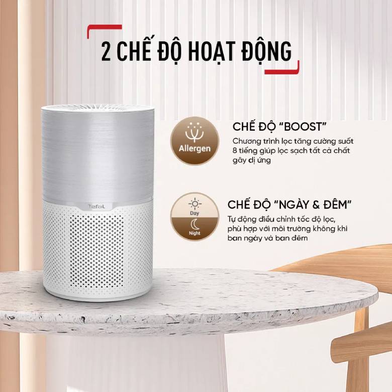 Lọc không khí Tefal air-pure compact PT2220G1