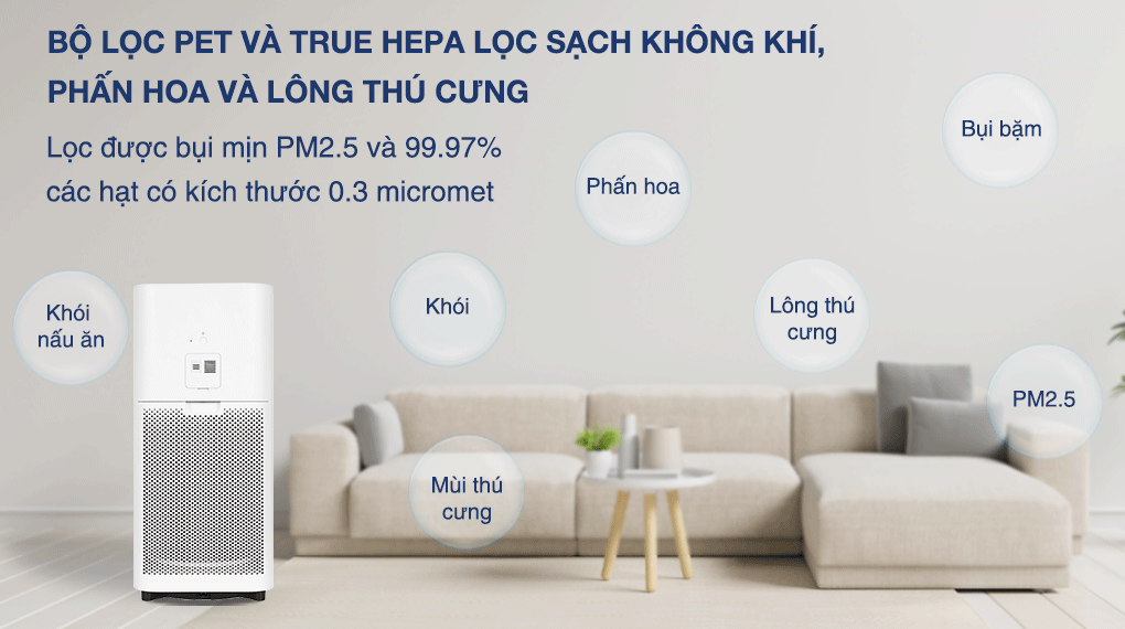 Lọc không khí Xiaomi Smart Air Purifier 4 Pro