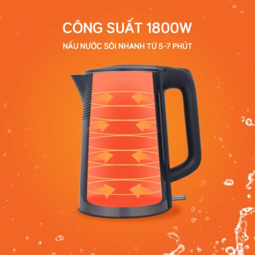 Ấm siêu tốc Unie 1.8L UE-302