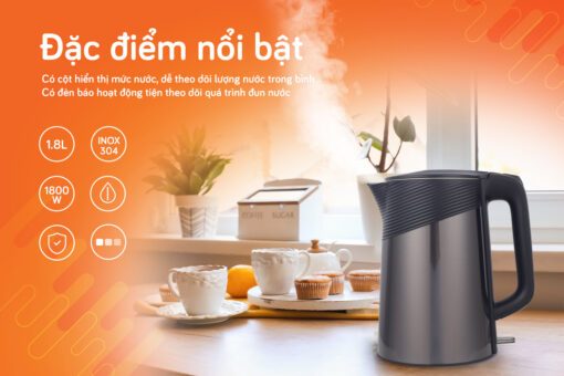 Ấm siêu tốc Unie 1.8L UE-302