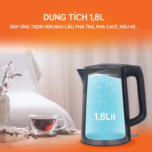 Ấm siêu tốc Unie 1.8L UE-302