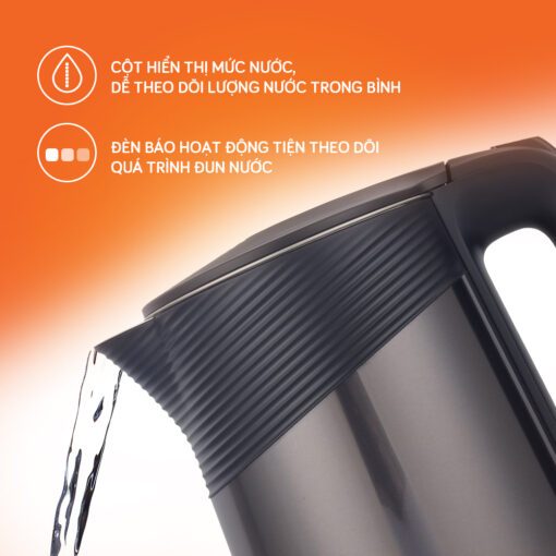 Ấm siêu tốc Unie 1.8L UE-302