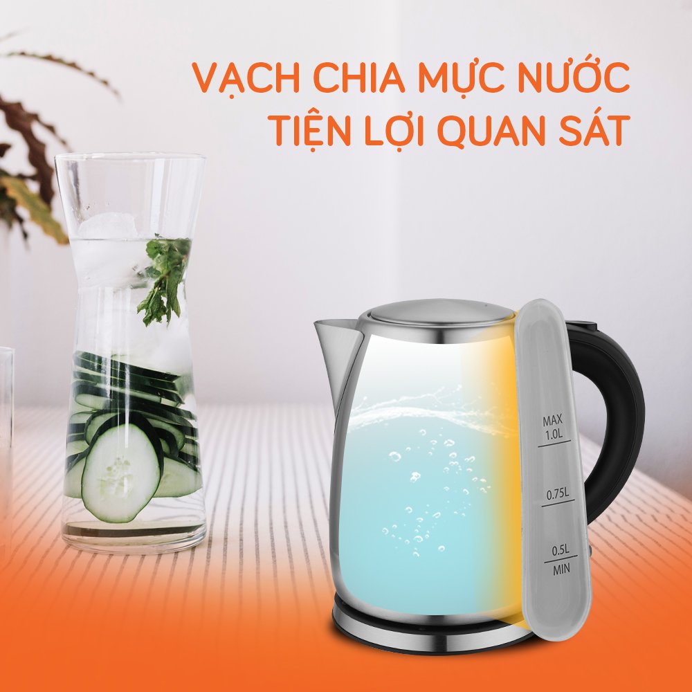 Ấm siêu tốc Unie 1L UE-300