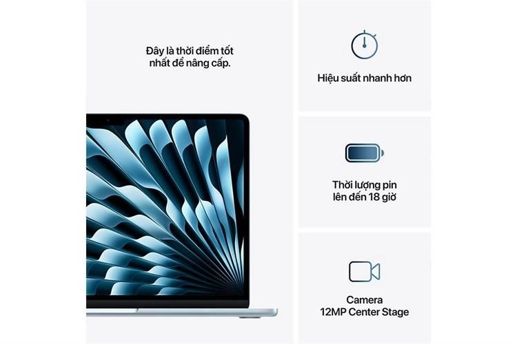 Macbook Air M4 13 inch 10CPU/10GPU/24GB/512GB - Sky Blue