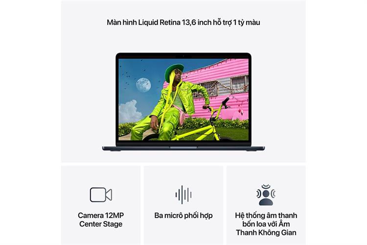 Macbook Air M5 13 MDHE4SA/A Midnight /Apple M5 chip with 10‑core CPU and 8‑core GPU, 16GB, 512GB SSD