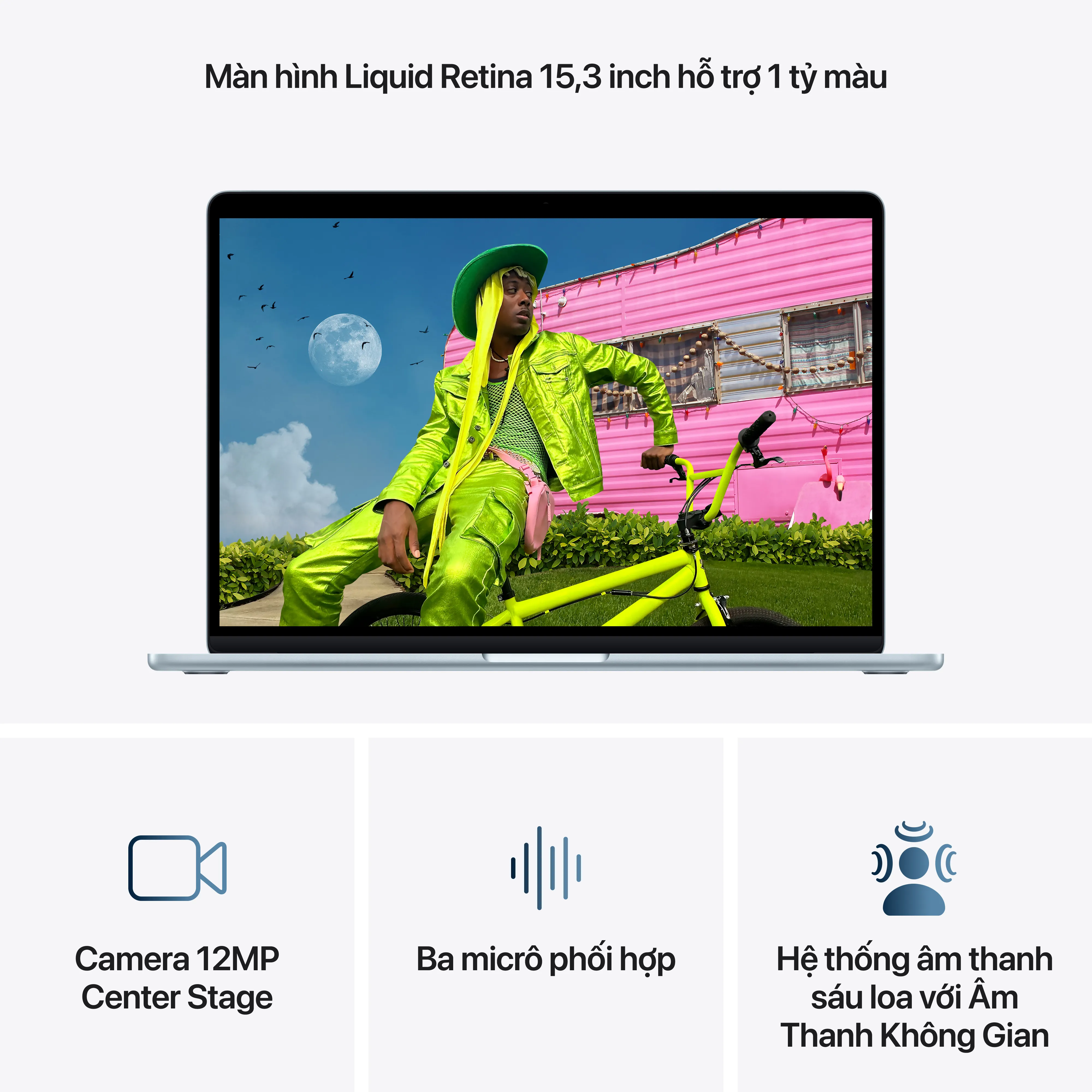 Macbook Air M5 15 MDVD4SA/A Starlight /Apple M5 chip with 10‑core CPU and 10‑core GPU, 16GB, 512GB SSD