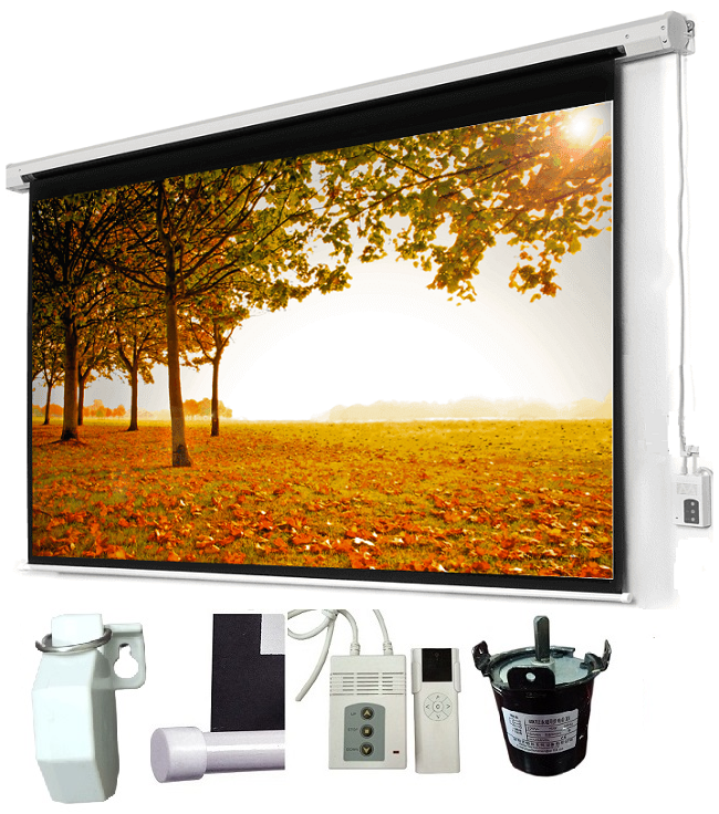 Màn chiếu điện screen Dalite 170 inch P170ES (120*120,3.05m*3.05m) 220v