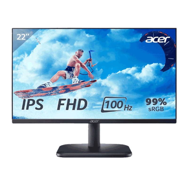 Màn hình Acer EK221Q E3 (21.5Inch/ Full HD/ 1ms/ 100HZ/ 250cd/m2/ IPS)