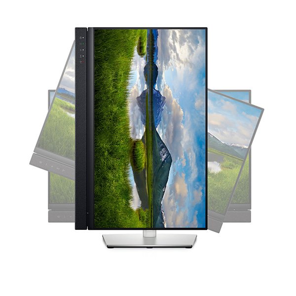 Màn hình Dell C2422HE (23.8 inch/FHD/IPS/60Hz/8ms/250 nits/HDMI+DP+USBC+USB+Audio+LAN/Loa/IR Camera)_xoay 360