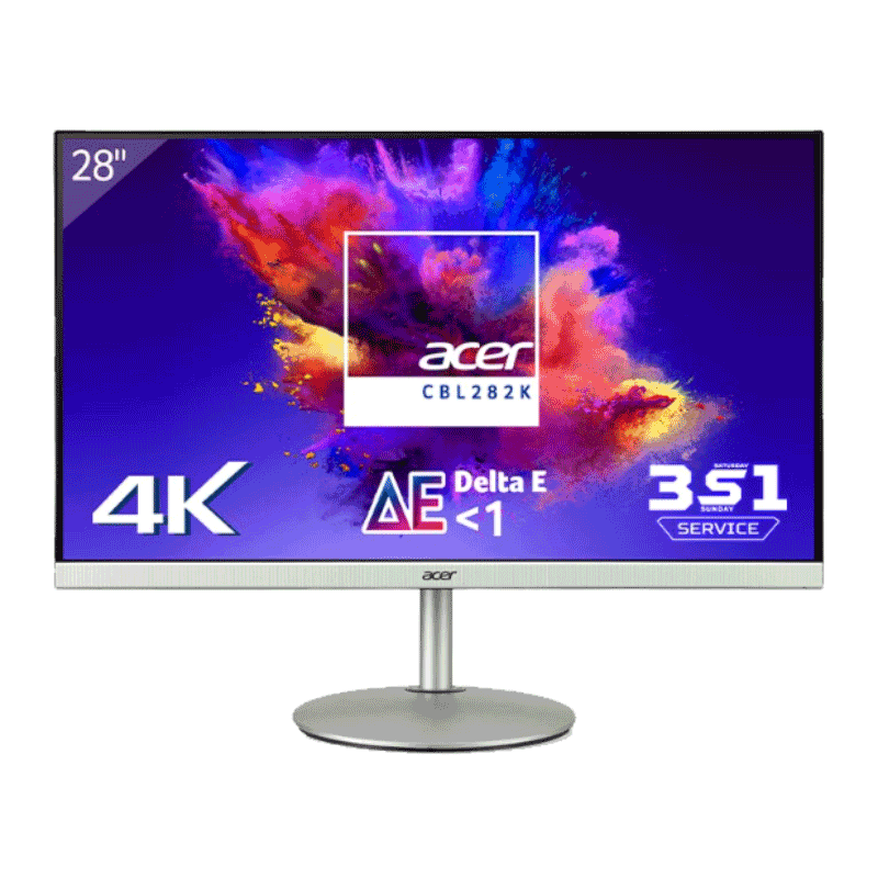 Màn hình đồ họa Acer CBL282K (28.0Inch/ 4K (3840 x 2160)/ 4ms/ 60HZ/ 300 cd/m2/ IPS/ Loa)2*HDMI,1*DP)