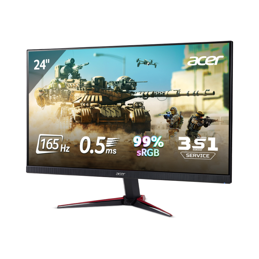 Màn hình gaming Acer VG240YS(23.8 INCH/Full HD/IPS/165HZ/0.5Ms/2*HDMI, 1*DP,Speaker,Freesync)