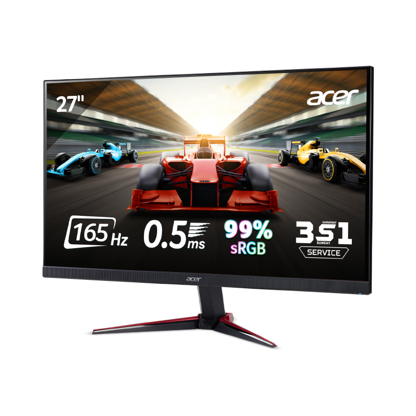 Màn hình gaming Acer VG270S(27 INCH/Full HD/IPS/165HZ/0.5Ms/2*HDMI, 1*DP,Speaker,Freesync)