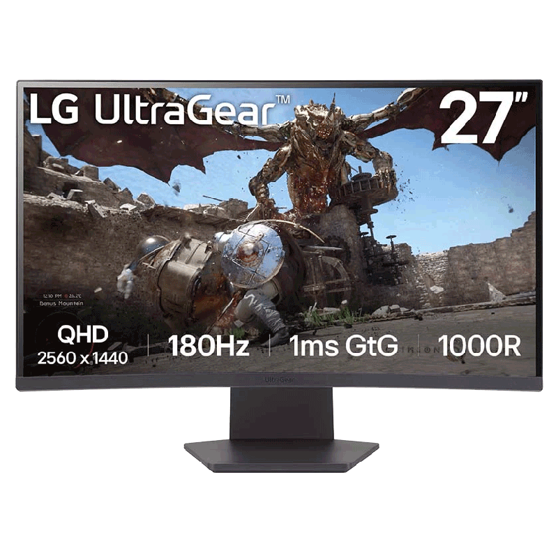 Màn hình gaming LG UltraGear 27GS60QC-B(27.0Inch/ QHD/ 1ms/ 180Hz/VA/Curve )