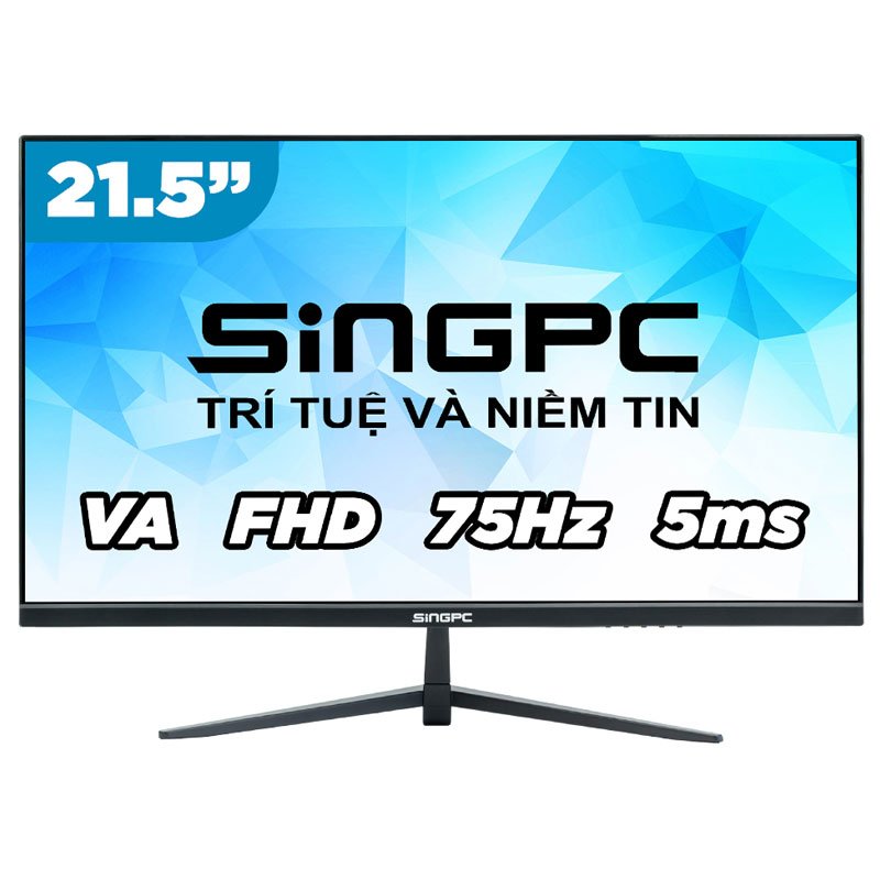 Màn hình LED SingPC 21.5" SGP215 VA-FHD, HDMI, loa 2.0