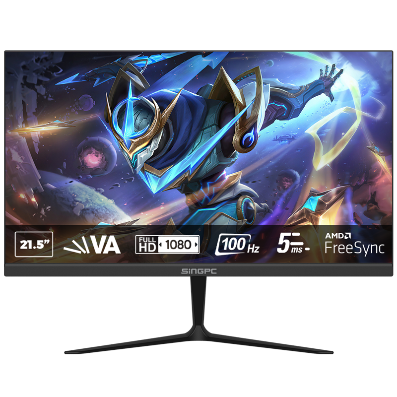 Màn hình LED SingPC 21.5 SGP215 VA-FHD, HDMI, loa 2.0