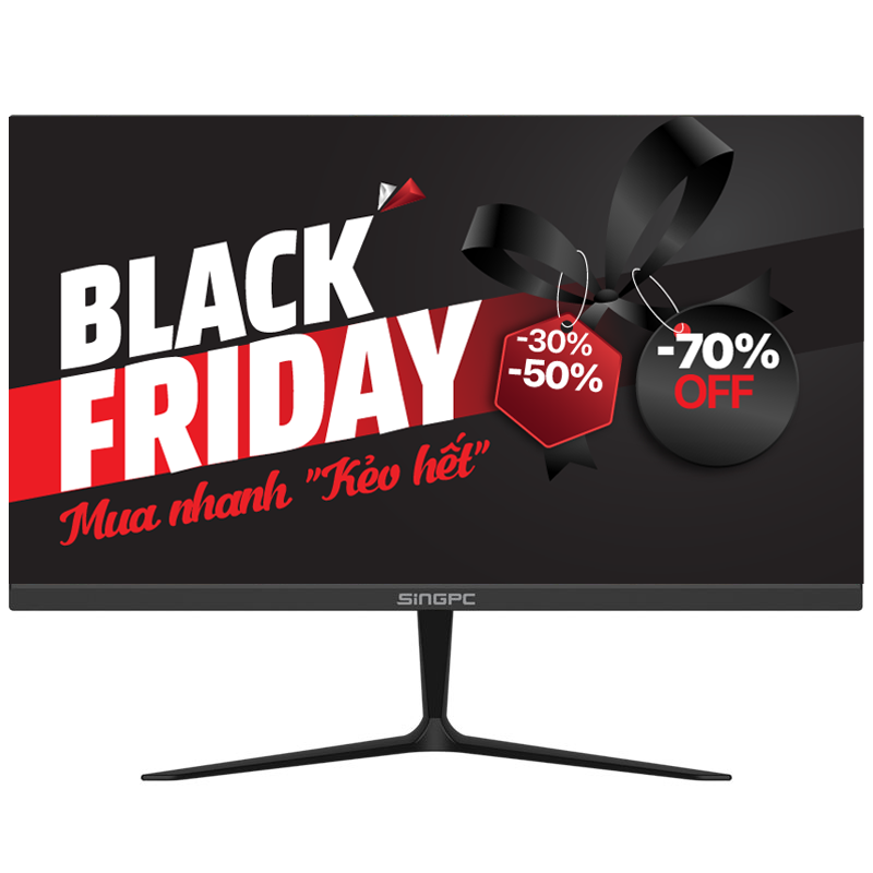 Màn hình LED SingPC 21.5 SGP215 VAS/F100VA(21.5 inch/ FHD/ VA/ 100Hz/ 5ms/ 250 nits/ HDMI+VGA+Audio/ KHÔNG LOA)