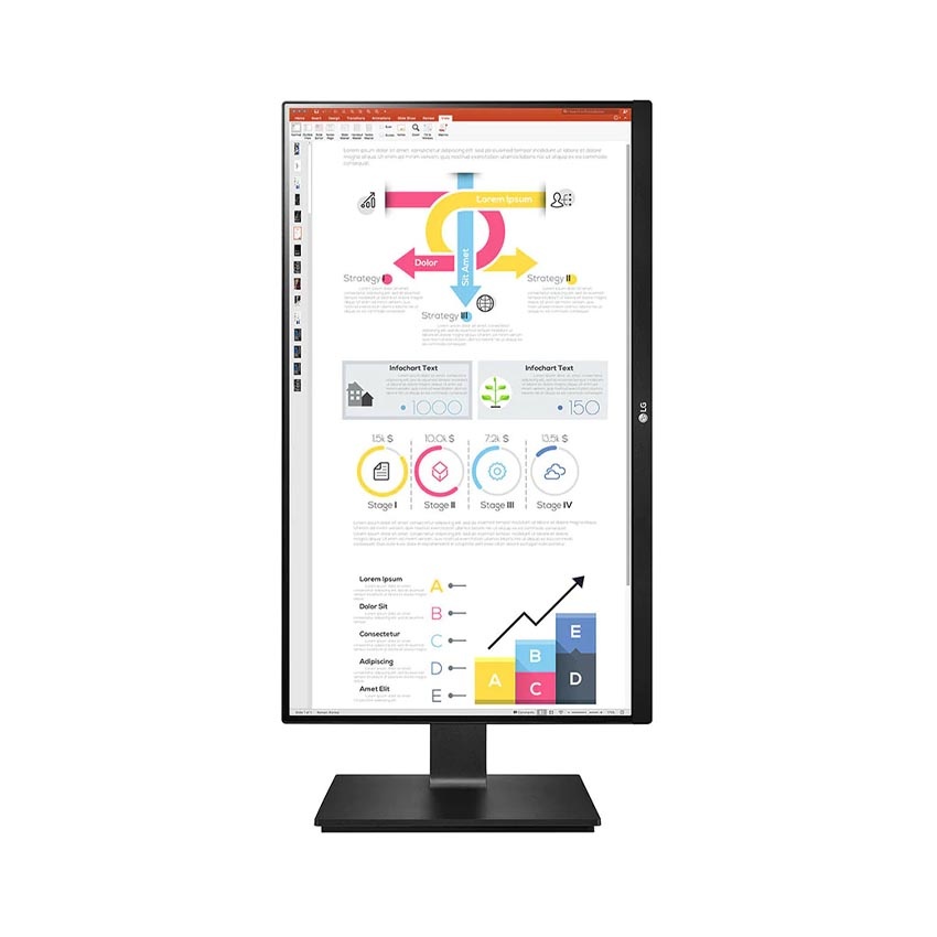Màn hình LG 24QP750-B (23.8inch/QHD/IPS/75Hz/5ms/240nits/HDMI+DP+USBC+Audio/FreeSync)