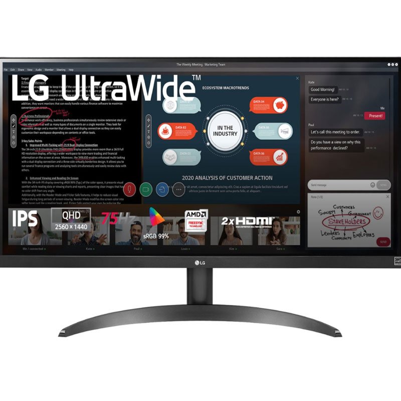 Màn hình LG 29WP500-B (29inch/WFHD/IPS/75Hz/5ms/200nits/HDMI+Audio/FreeSync)