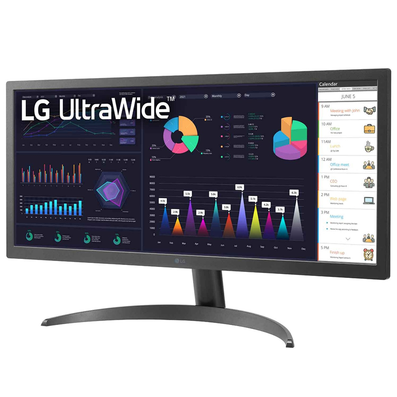 Màn hình LG Ultrawide 26WQ500-B (25.7Inch/ WFHD (2560x1080)/ 5ms/ 75HZ/ 200cd/m2/ IPS)