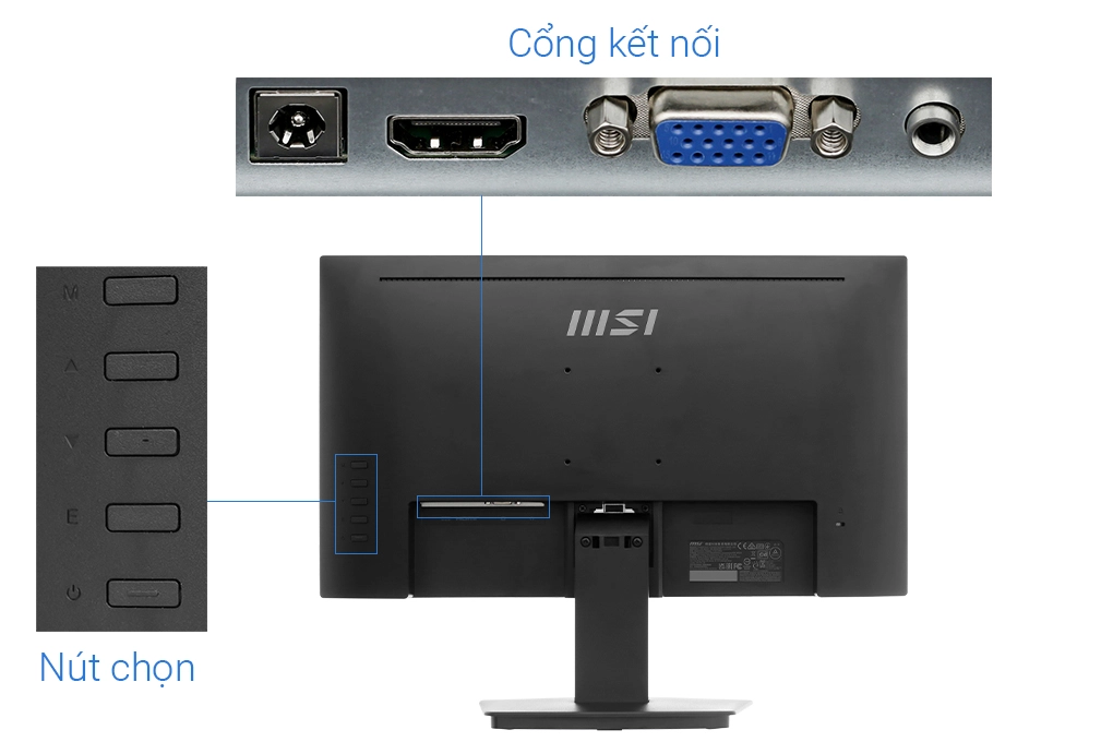 Màn hình MSI PRO MP223 (21.45Inch/ Full HD/ 1ms/ 100HZ/ 250cd/m2/ VA)