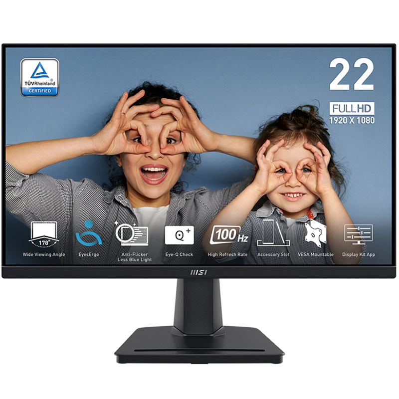 Màn hình MSI PRO MP225V (21.5Inch/ Full HD/ 1ms/ 100HZ/ 300cd/m2/ VA