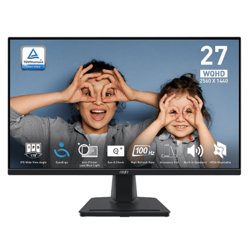 Màn hình MSI PRO MP275Q(27 inch/QHD/IPS/100Hz/1ms/Loa)