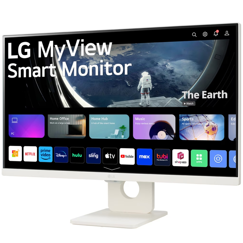 Màn hình thông minh LG 25SR50F-W (24.5Inch/ Full HD/ 8ms/ IPS/ Loa/Wi-Fi/Bluetooth)