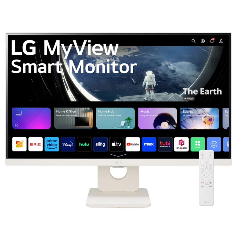 Màn hình thông minh LG 25SR50F-W (24.5Inch/ Full HD/ 8ms/ IPS/ Loa/Wi-Fi/Bluetooth)