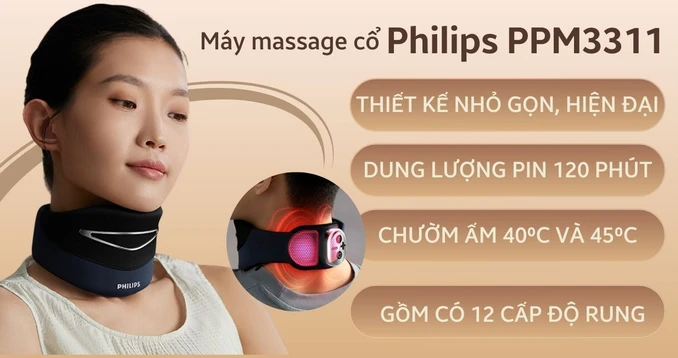 Massage cổ thông minh Philips PPM3311