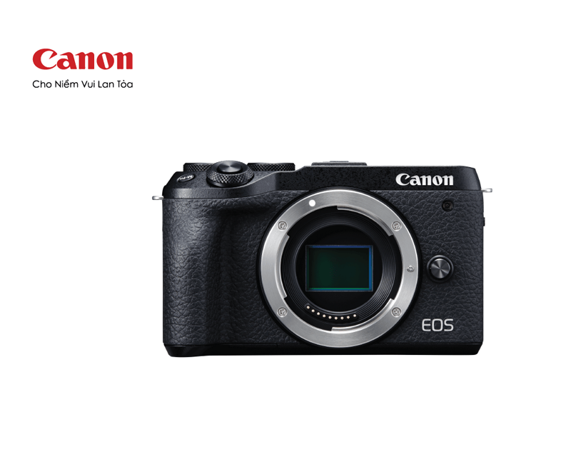 Máy ảnh Canon EOS M6 Mark II Body BK/SIL (Đen/Bạc)