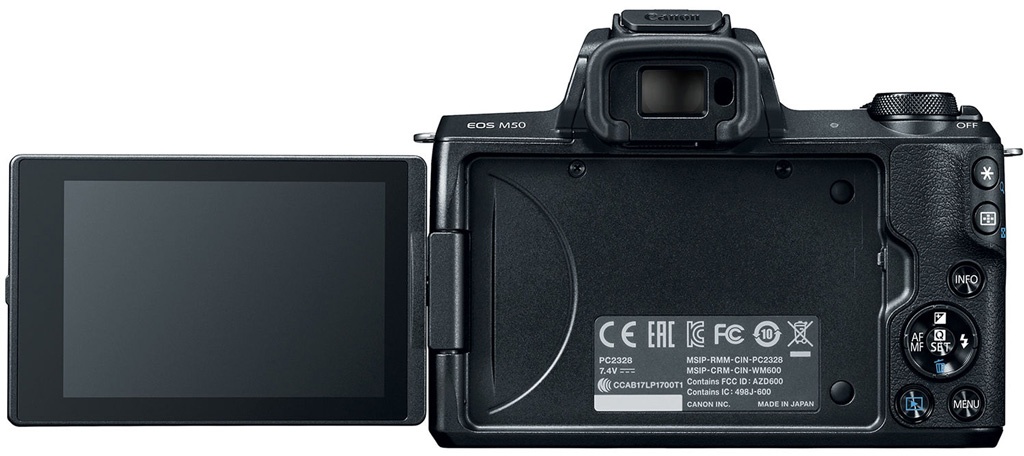 Máy ảnh chuyên nghiệp Canon EOS M50 EF-M15-45mm Black (Hàng chính hãng LBM)