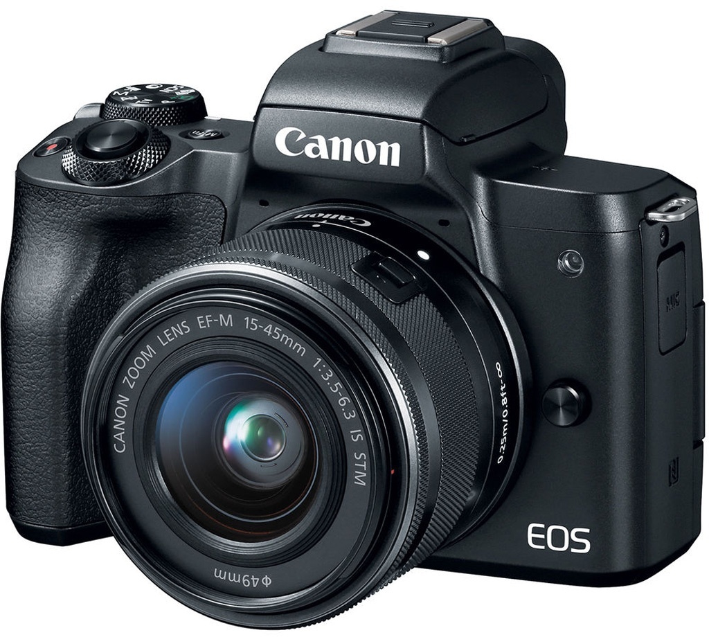 Máy ảnh chuyên nghiệp Canon EOS M50 EF-M15-45mm Black (Hàng chính hãng LBM)