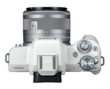 Máy ảnh chuyên nghiệp Canon EOS M50 EF-M15-45mm White (Hàng chính hãng LBM)