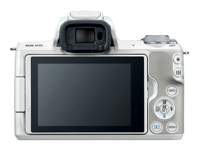 Máy ảnh chuyên nghiệp Canon EOS M50 EF-M15-45mm White (Hàng chính hãng LBM)