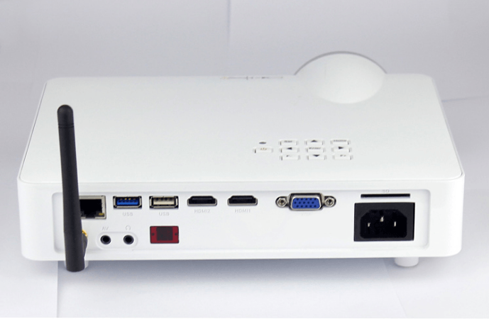 Máy chiếu LED siêu gần BullPro DLP500 - Wifi, Bluetooth, Hỗ trợ Full HD1080P