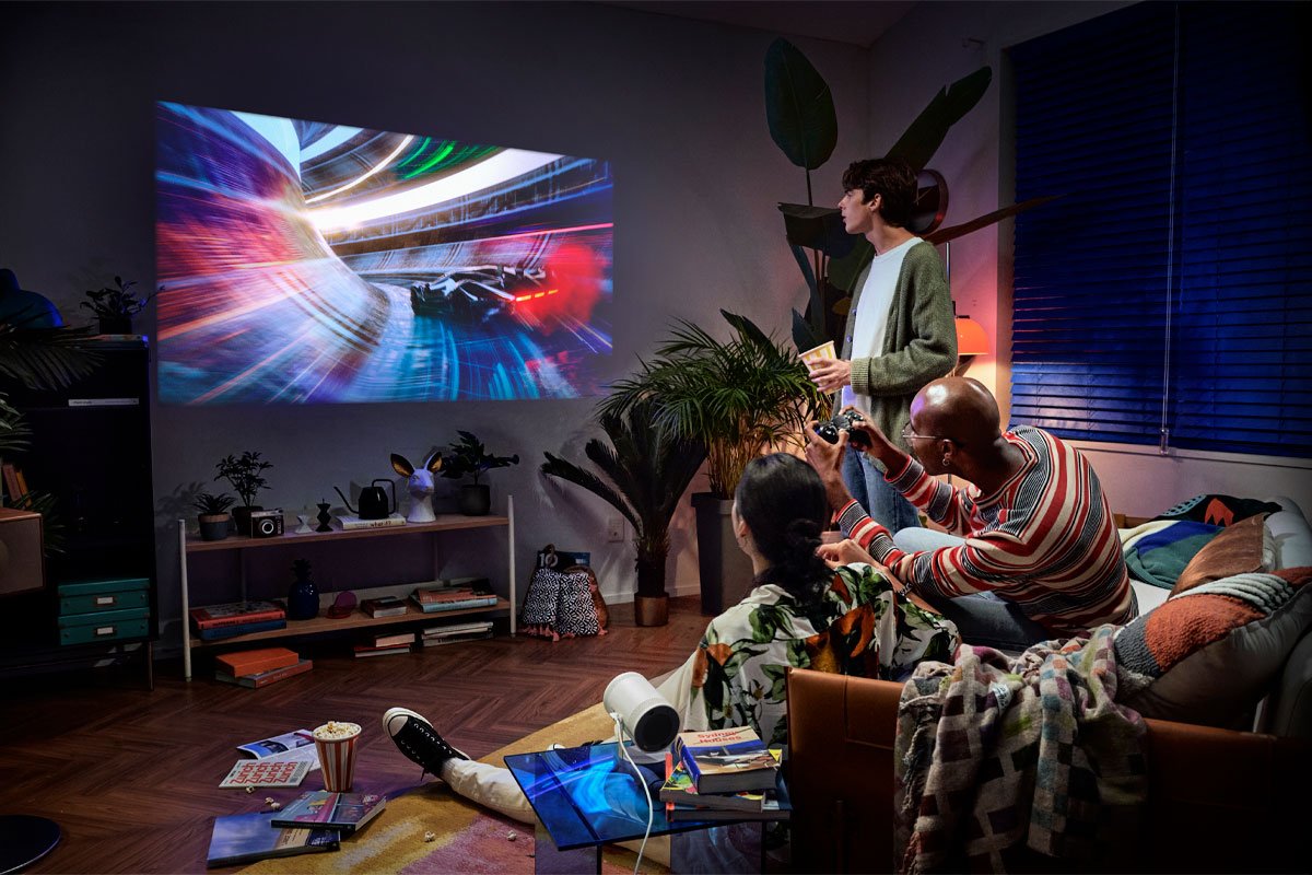 Máy chiếu công nghệ bỏ túi Smart TV Samsung 100