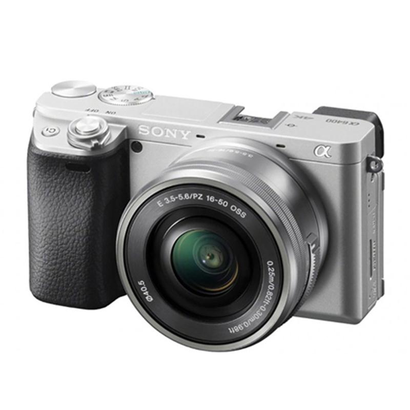 Máy chụp hình Sony Alpha ILCE-6400L/SAP2 bạc (kèm ống kính 16-50mm)