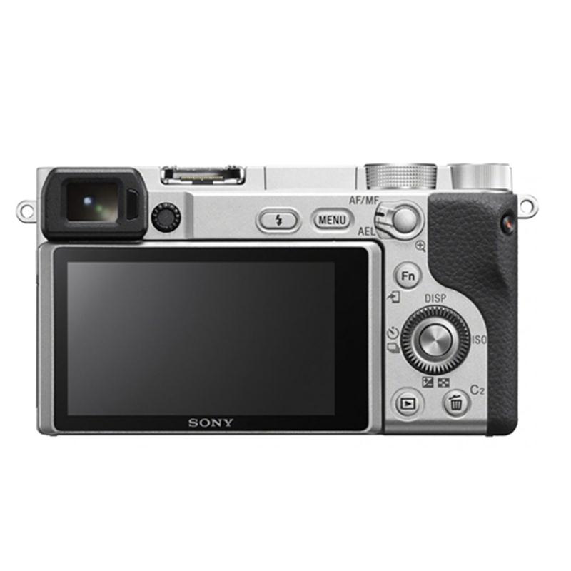 Máy chụp hình Sony Alpha ILCE-6400L/SAP2 bạc (kèm ống kính 16-50mm)