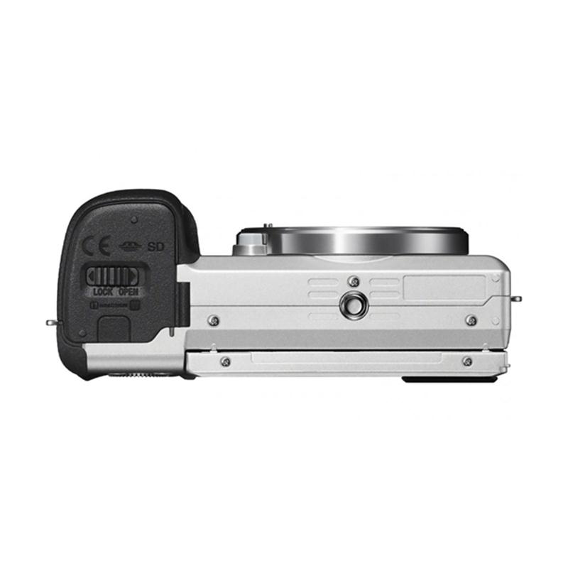 Máy chụp hình Sony Alpha ILCE-6400L/SAP2 bạc (kèm ống kính 16-50mm)