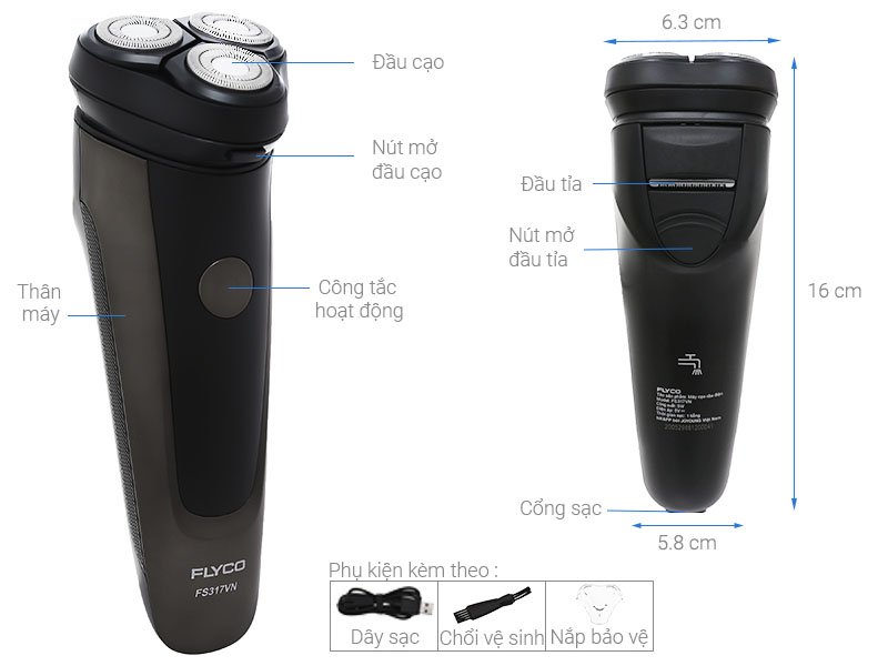 Máy cạo râu Flyco FS317VN