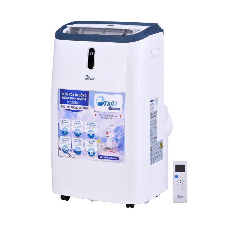 Máy điều hòa di động 12.000BTU FujiE MPAC12 - Điều khiển