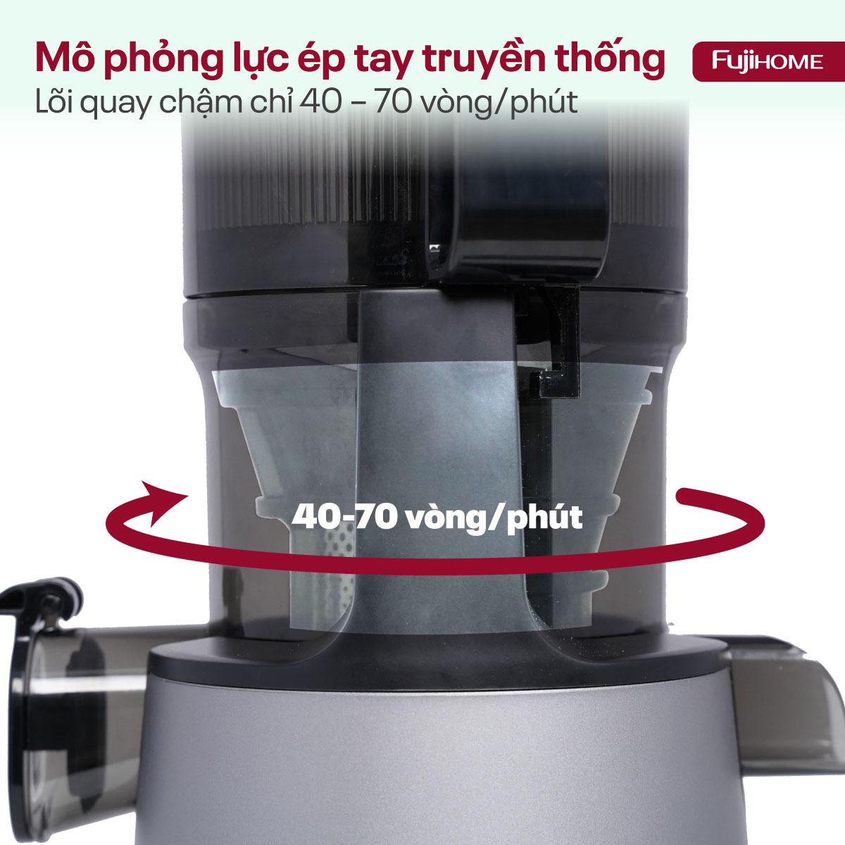 Máy ép chậm họng lớn Fujihome SJ50C