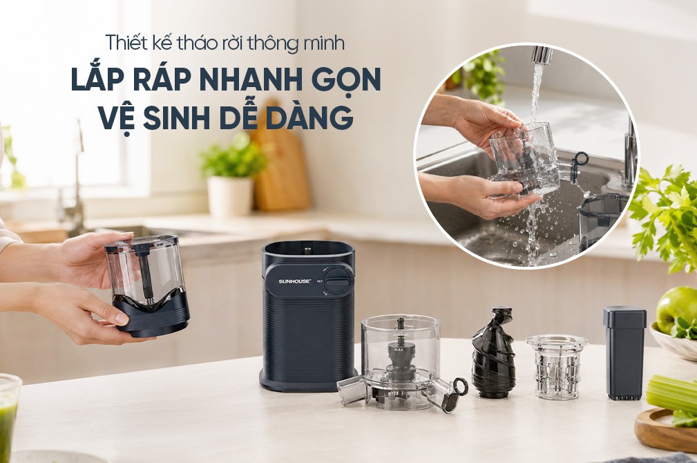 Máy ép chậm Sunhouse SHD5519