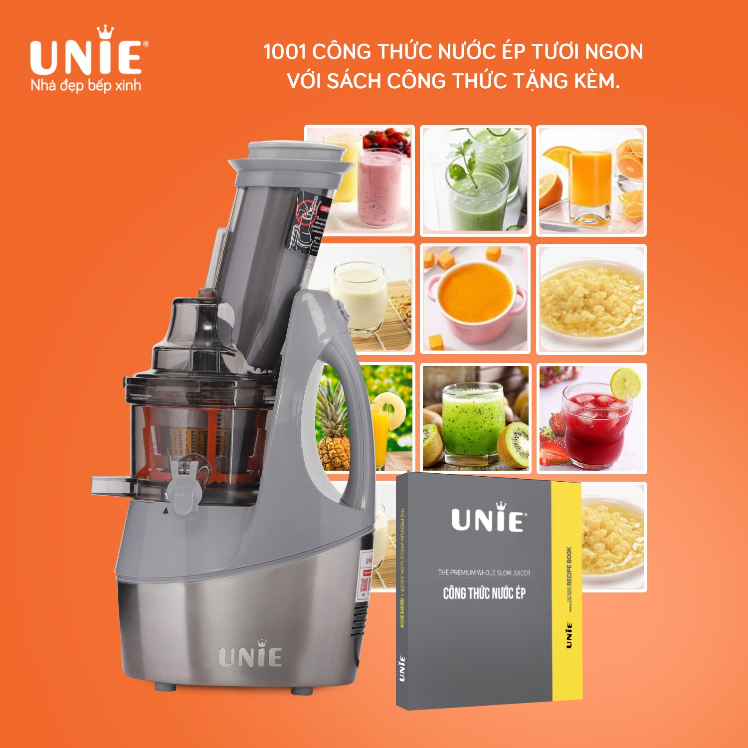 Máy ép chậm Unie UE-580
